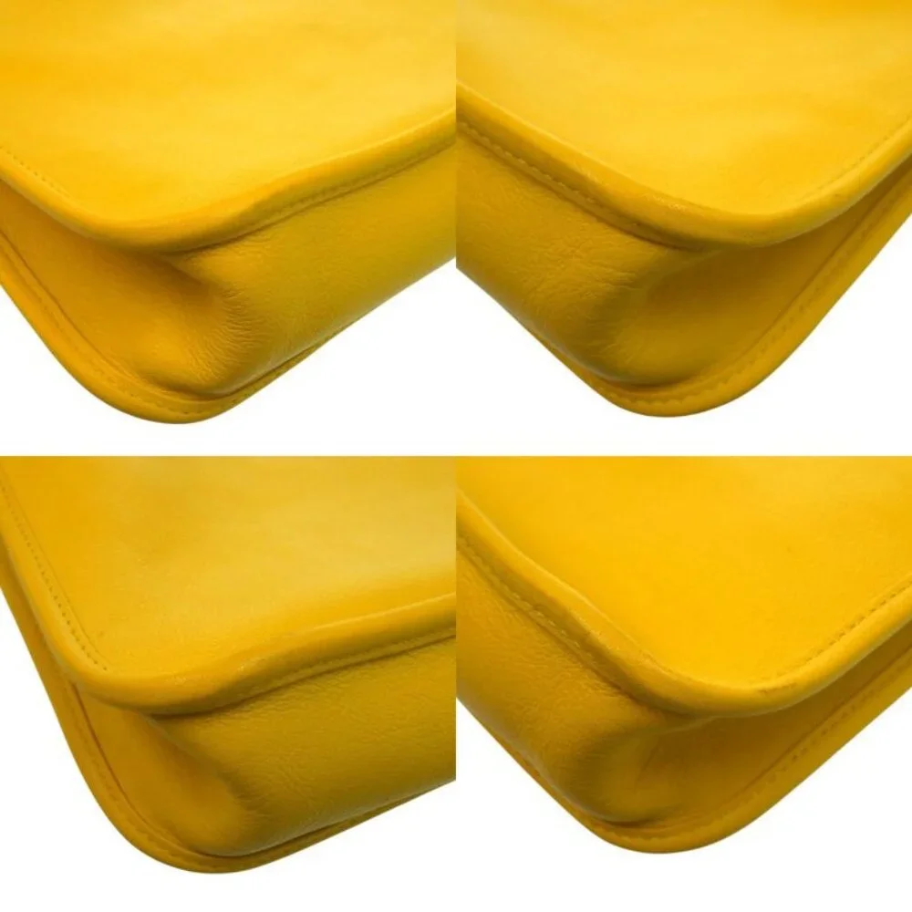 Loewe Anagram A4 Leather Yellow Business Bag 1903